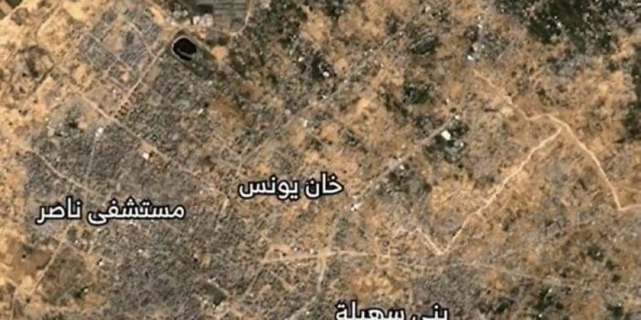 حجم الدمار الذي حل بمدينة خان يونس
