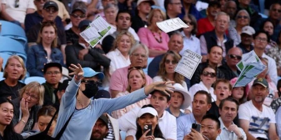 توقف مباراة في بطولة أستراليا المفتوحة للتنس