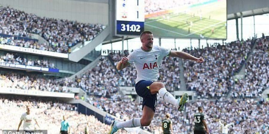 فرحة إيريك داير بهدفه في مرمى ساوثامبتون