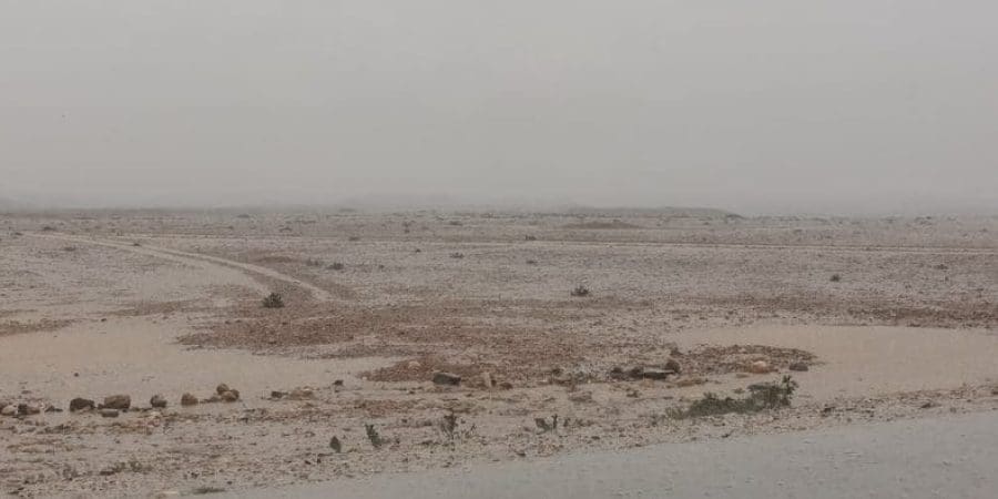 بدء تأثير الحالة المدارية "تيج " على أجزاء من محافظة