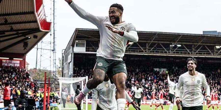 فرحة نجوم تشيلسي بالهدف