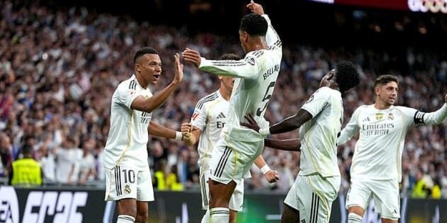 فرحة مدريدية بالهدف الثاني