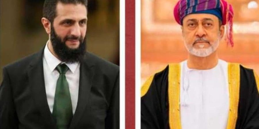 جلالة السلطان يهنِّئ الرئيس السوري أحمد الشرع