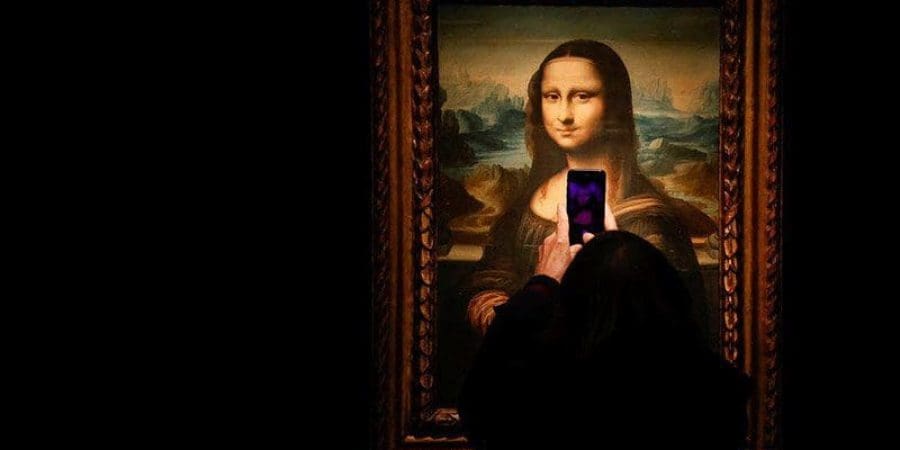 النسخة المقلدة من الموناليزا التي ستعرض بالمزاد الثلاثاء في باريس