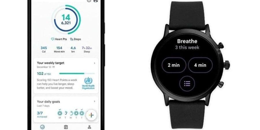 تطبيق اللياقة البدنية Google Fit