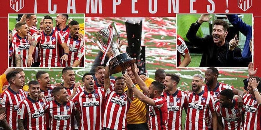 نجوم أتليتكو مدريد يحتفلون بلقب الليجا