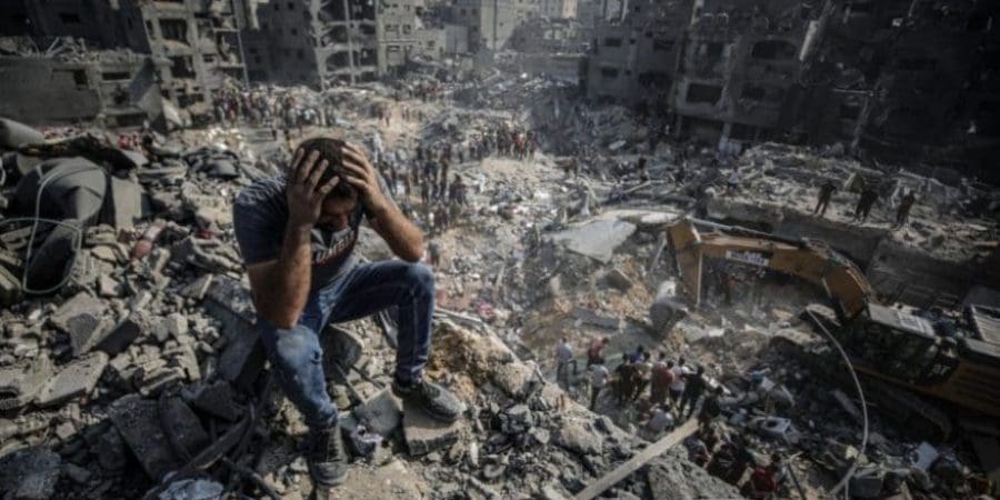 القصف الإسرائيلي على غزة| الاناضول