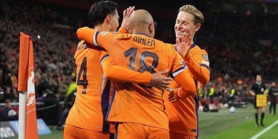 فرحة هولندية بالفوز