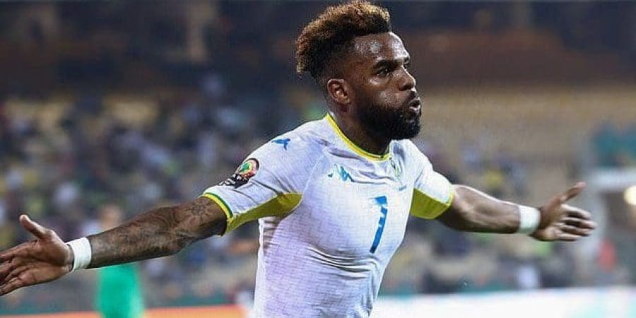 فرحة بوبيندزا بعد تسجيله الهدف