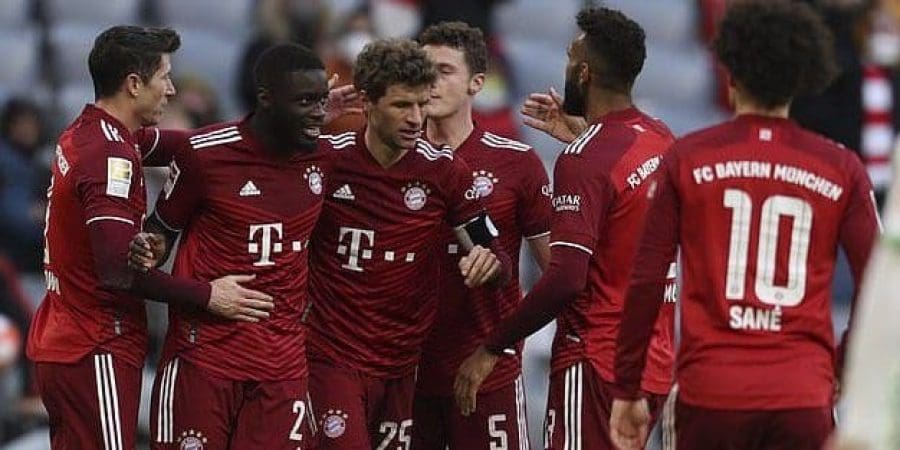 فرحة نجوم الفريق البافاري بالفوز