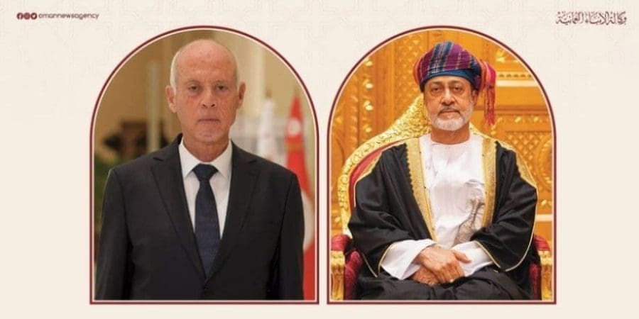 جلالةُ السُّلطان المعظم يهنّئ الرئيس التونسي