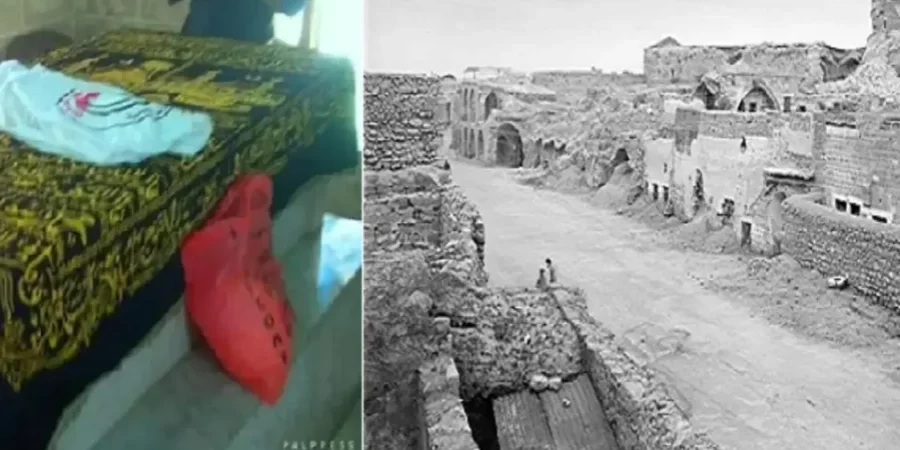 أقدم صورة لغزة، وواحدة للضريح