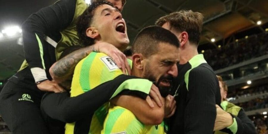 فرحة نجوم أستراليا بالفوز