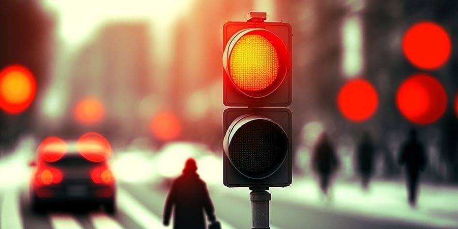 تعبيرية: تجاوز الإشارة الحمراء