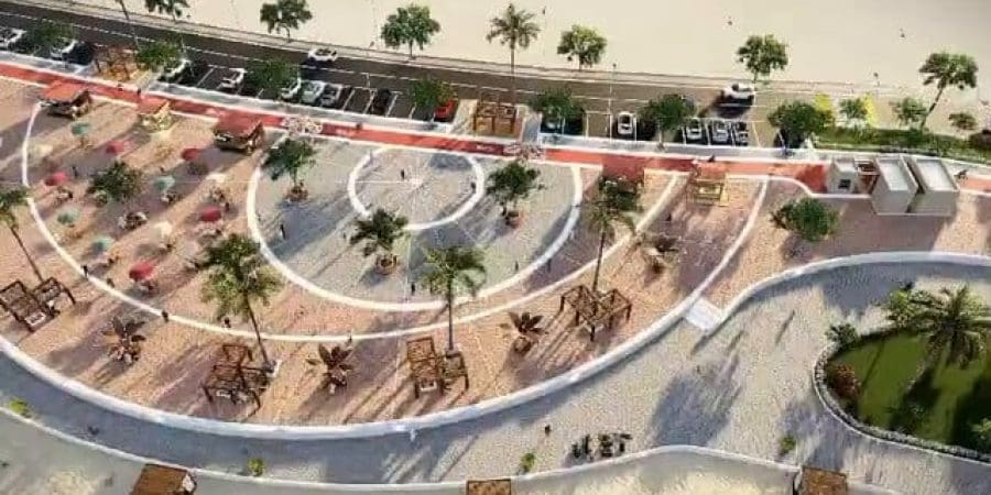 مشروع الواجهة البحرية بنيابة الأشخرة