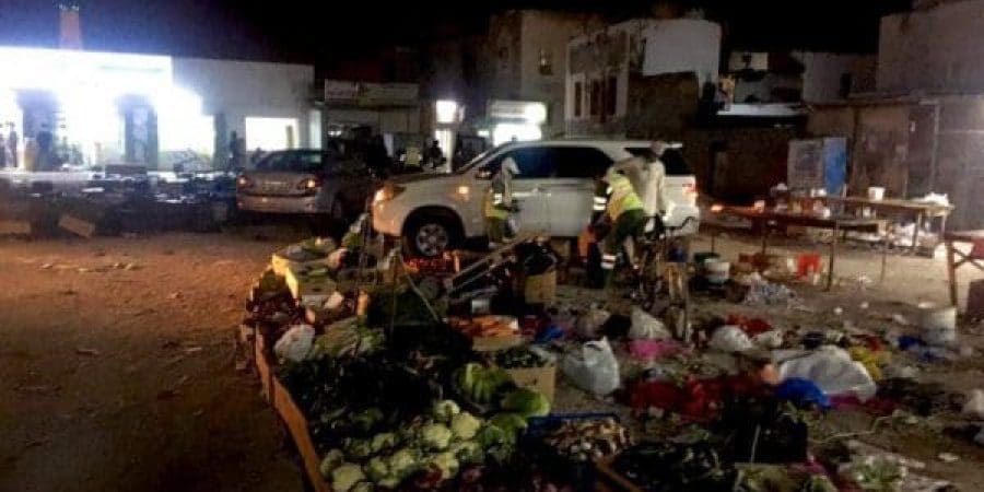 حملة إزالة لمواقع البيع العشوائي المخالفة