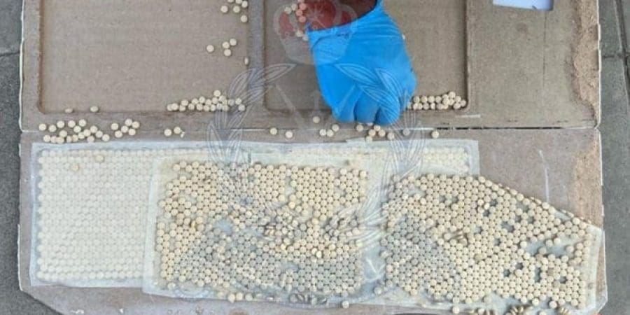 صورة لعملية الضبط