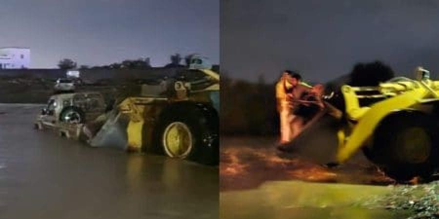 احتجاز شخص بداخل مركبة