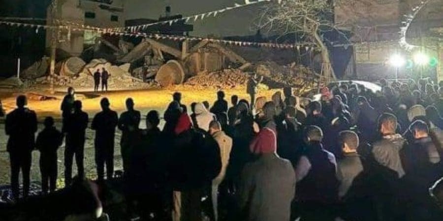 صلاة التراويح من غزة