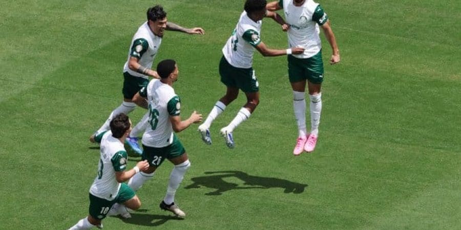 فرحة نجوم بالميراس بالهدف الثاني
