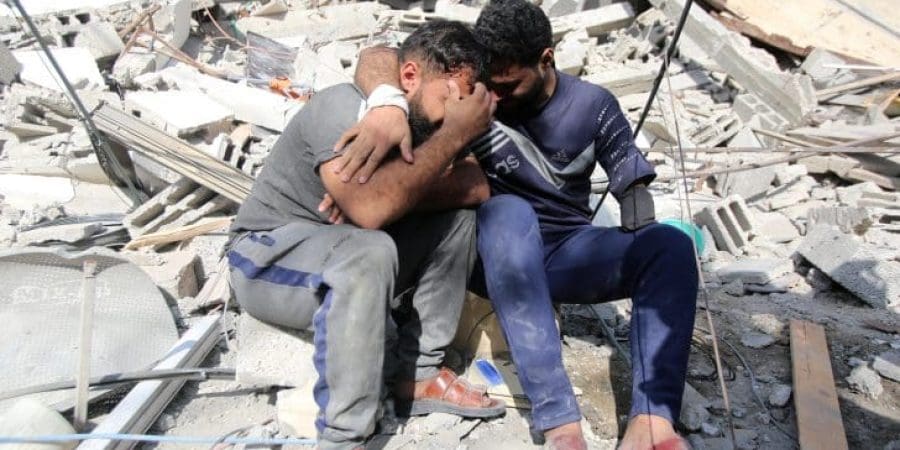دمار شامل لمنازل الفلسطينين من قبل الاحتلال الإسرائيلي  في قطاع غزة