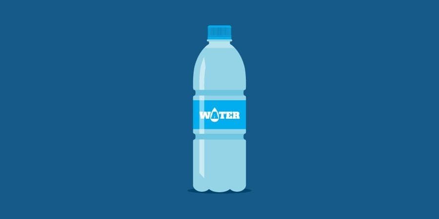 المياه المعبأة، التأمل
