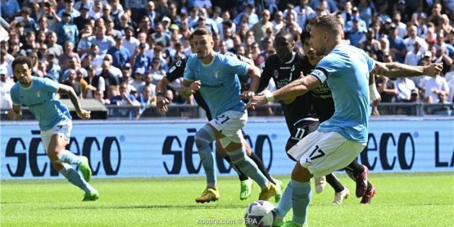 إيموبيلي يهدر ركلة جزاء تحصل عليها لاتسيو مبكرًا