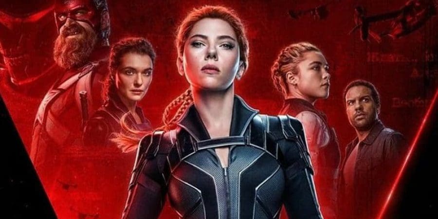 ملصق لفيلم "الأرملة السوداء" (Black Widow).