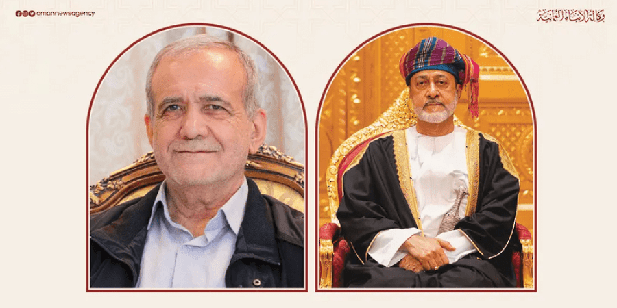 جلالةُ السُّلطان المعظّم يُجرِي اتصالًا هاتفيًّا مع الرئيس الإيراني