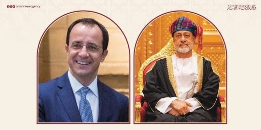 جلالةُ السُّلطان المعظم يهنّئ رئيس جمهورية قبرص