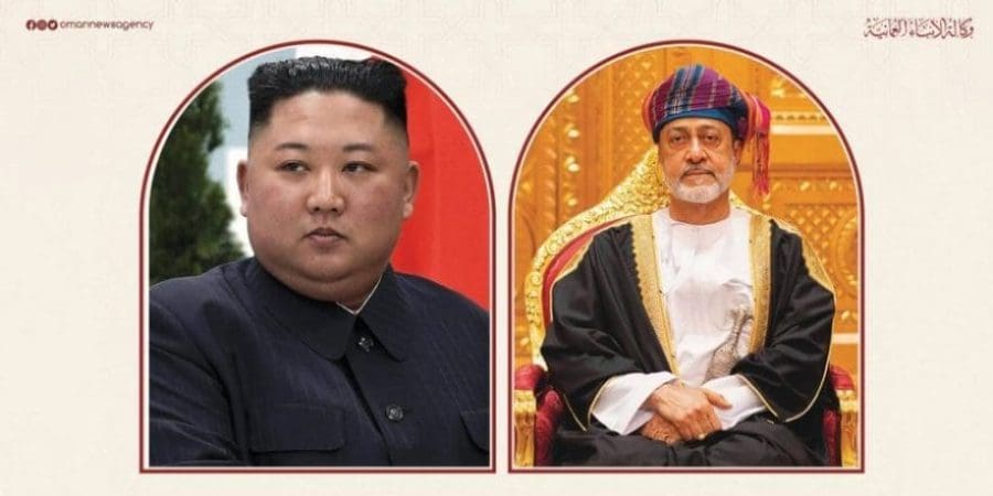 جلالةُ السُّلطان يهنّئ الرئيس الكوري الشمالي