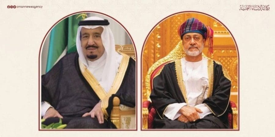 جلالةُ السُّلطان المعظم يتلقّى برقيّة شكر جوابيّة من خادم الحرمين