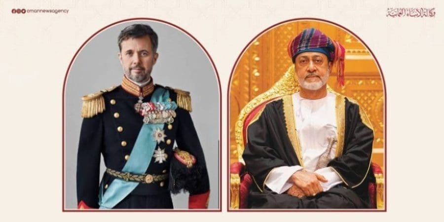 جلالةُ السُّلطان يهنّئ ملك مملكة الدنمارك