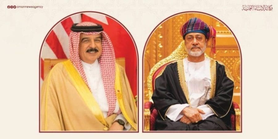 جلالةُ السُّلطان المعظم يعزّي ملك البحرين