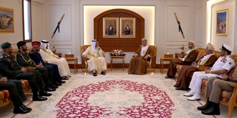 نائب رئيس الوزراء لشؤون الدفاع يستقبل ولي عهد دبي