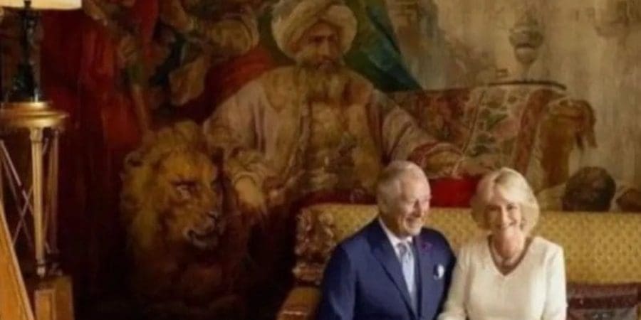 الملك تشارلز وزوجته كاميلا
