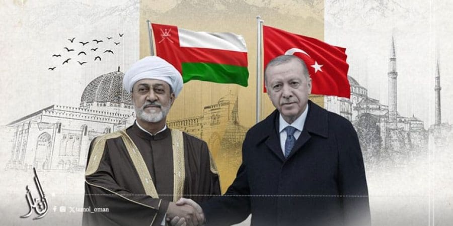 أردوغان يبدأ زيارة تاريخية إلى سلطنة عمان
