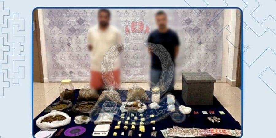 القبض على شخصين