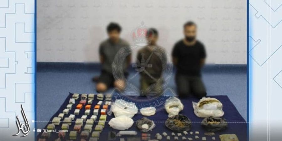 القبض على ثلاثة آسيويين في ولاية بوشر