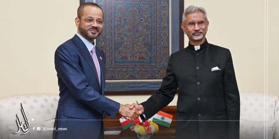 وزيرا خارجية عمان والهند