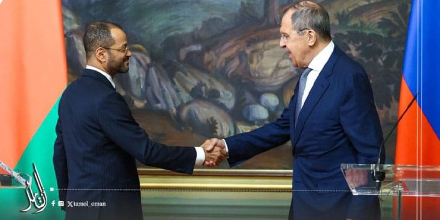 وزيرا خارجية عمان وروسيا يبحثان آخر المستجدات في المنطقة