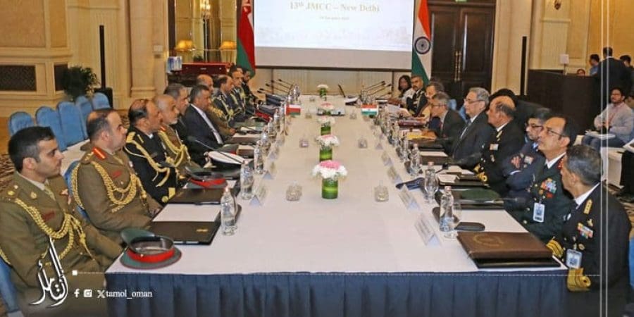 لجنةُ التّعاون العسكري المُشتركة بين سلطنة عُمان وجمهورية الهند تعقد اجتماعها الـ 13 بنيودلهي