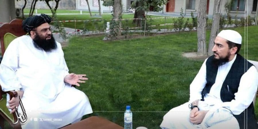 لقاء وزير خارجية أفغانستان بالسفير في سلطنة عمان