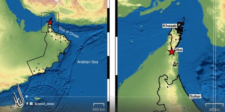 زلزال في الفجيرة
