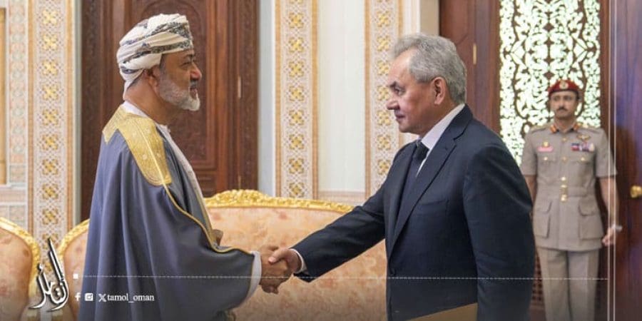 سلطان عمان يستقبل سكرتير مجلس الأمن الروسي