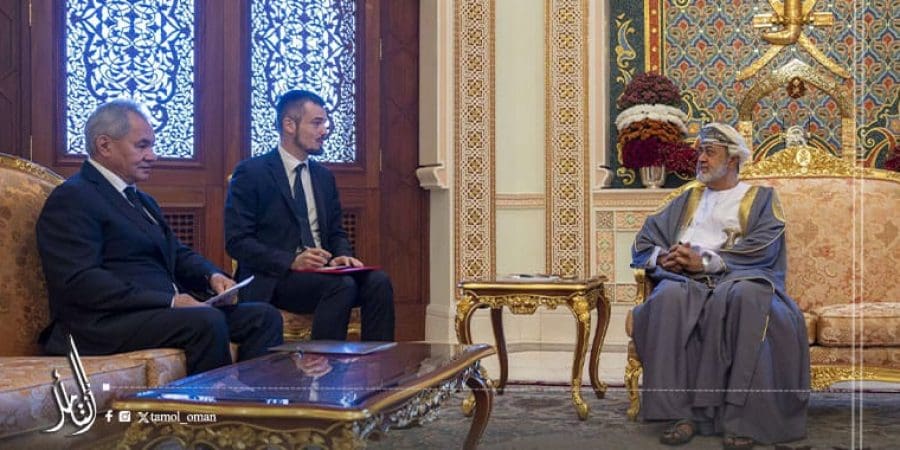 سلطان عمان يستقبل سكرتير مجلس الأمن الروسي