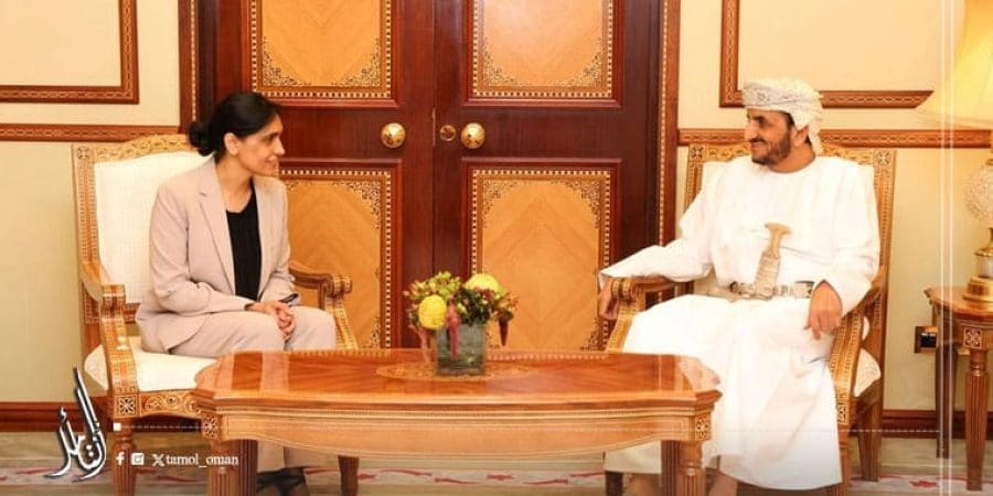 وكيل وزارة الخارجية العمانية يستقبل مسؤولة بريطانية