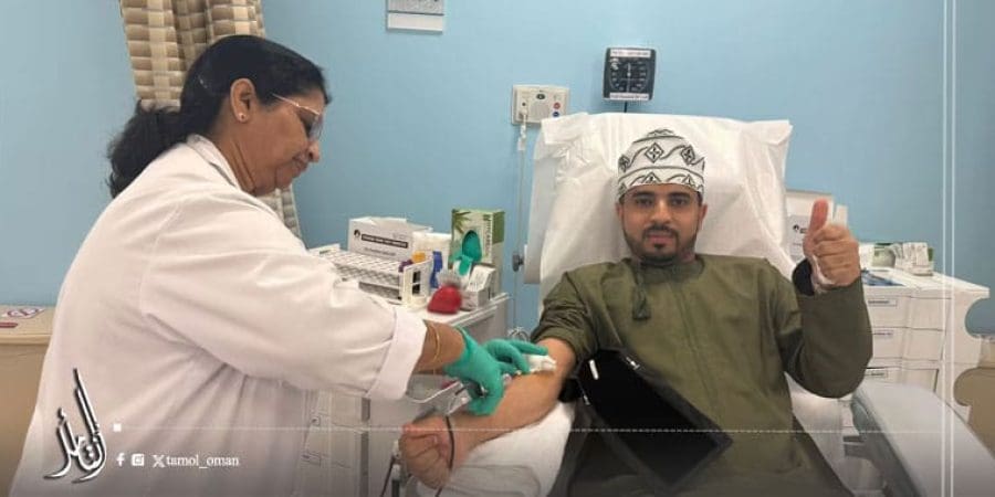 عُماني من أصحاب فصائل الدم النادرة ينقذ مريضة في قطر