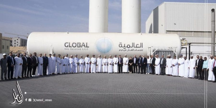 افتتاح مصنع إنتاج غازات الهواء في الرسيل الصناعية