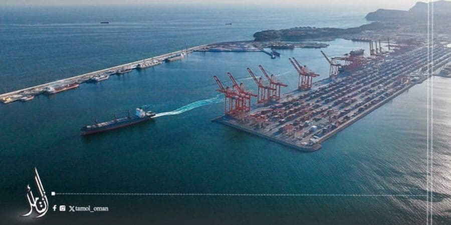 مناولة 4.3 مليون حاوية نمطية في ميناء صلالة خلال عام 2025